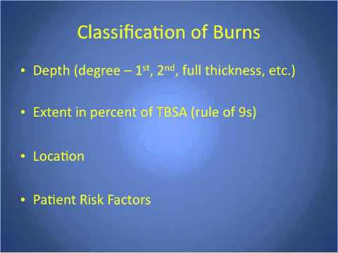 Burns Review for Nursing Students