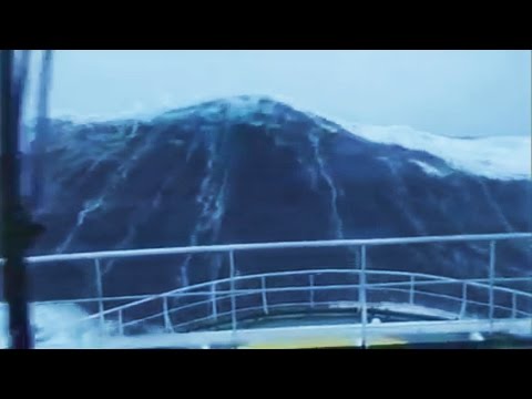 100 Foot Wave Hits Ship