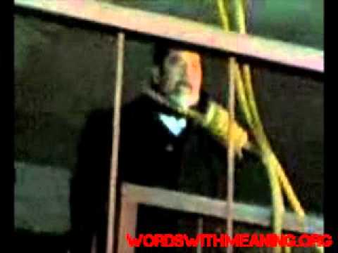 Real Footage of Saddam Hussein's Execution [WARNING - Graphic Content]