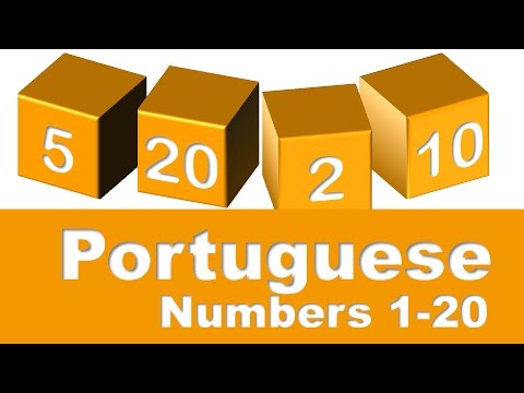 Portuguese Numbers 1-20