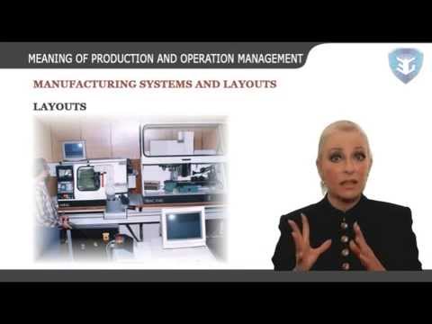 MEANING OF PRODUCTION AND OPERATION MANAGEMENT