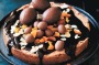 Chocolate and almond Easter cake