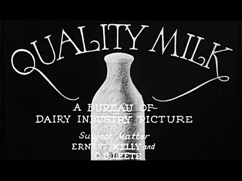 Quality Milk 1930 USDA United States Department of Agriculture