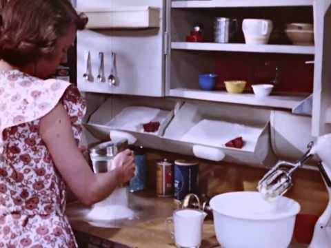 A Step Saving Kitchen 1949 United States Department of Agriculture (USDA) Color