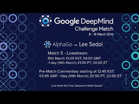 Match 5 - Google DeepMind Challenge Match: Lee Sedol vs AlphaGo