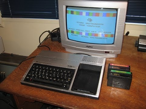 The Texas Instruments TI-99/4A. As seen in Tezza's classic computer collection