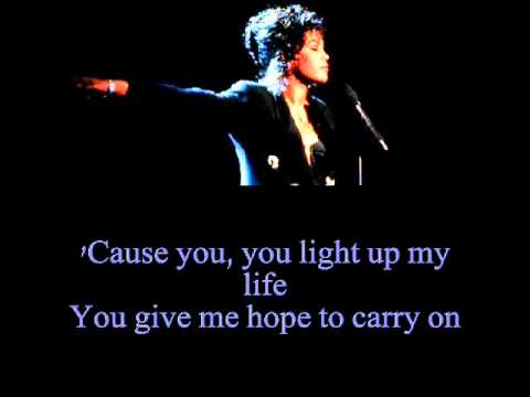 Whitney Houston - You Light Up My Life (Lyrics)