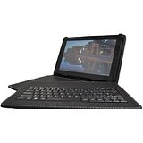 theoutlettablet® Funda con teclado extraíble en español (incluye letra Ñ) para Bq Aquaris M10 10.1" Quad Core - Color NEGRO