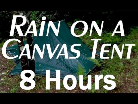 Rain on a Tent Sounds : 8 Hour Long Relaxing Sounds for Sleep