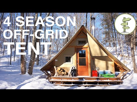 Off-Grid Prospector-Style Tent: A Tiny House Alternative