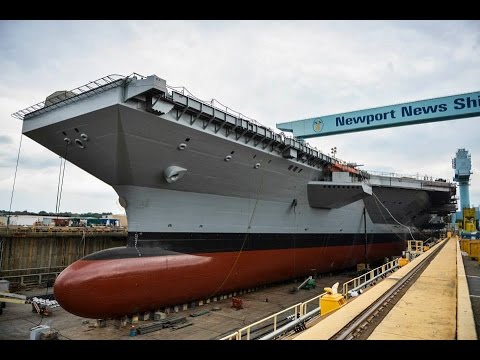 The U.S. Navy's Newest Aircraft Carrier USS Gerald R. Ford (CVN-78)