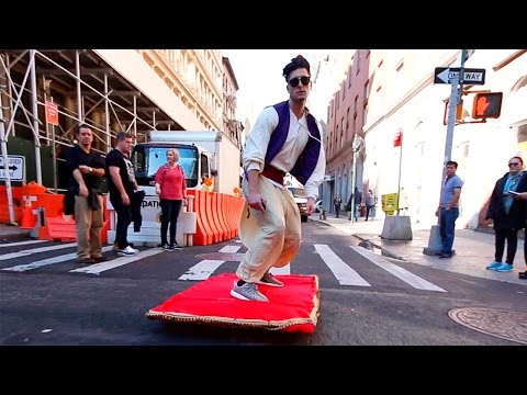 ALADDIN MAGIC CARPET PRANK