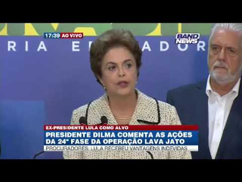 Pronunciamento Dilma Rousseff 04/03/2016 - Lula e a Lava Jato