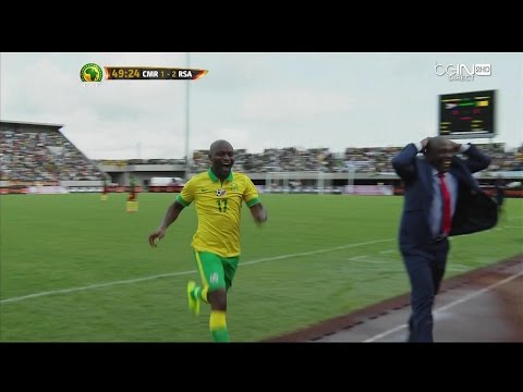 Hlompho Kekana Amazing Goal - Cameroon vs South Africa 1-2