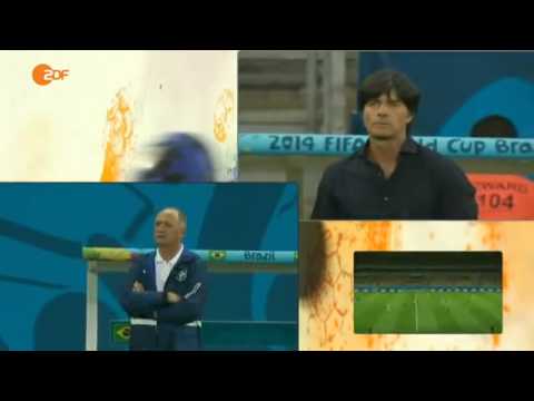 Tore aus Sicht der Trainer, Brazil 1 - 7 Germany, 08.07.2014