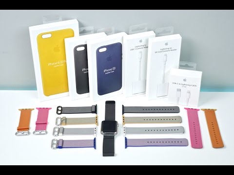 New Apple Watch Bands, Fast Charger & 6S Cases Unboxing & Review!