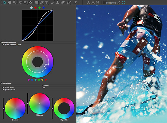 Enhanced color workflows.