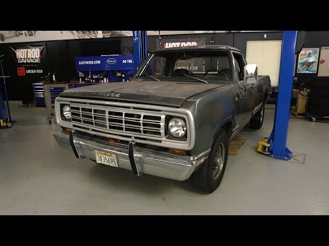 1973 Dodge D200 Diesel 12V Cummins Swap! Meet RollSmokey! - Hot Rod Garage Ep. 25