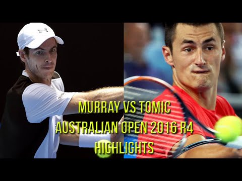 Andy Murray Vs Bernard Tomic - Australian Open 2016 R4 (Highlights HD)