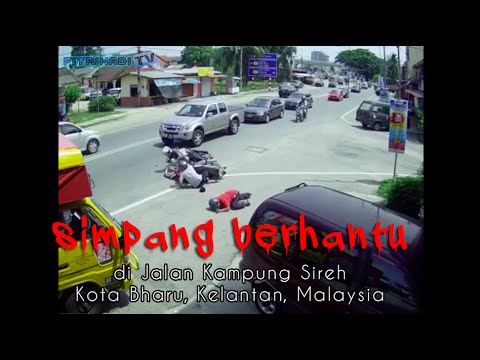 Simpang berhantu di Jalan Kampung Sireh, Kota Bharu, Kelantan, Malaysia