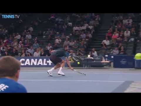 Benoit Paire Backspin Drop Volley Hot Shot Paris 2015