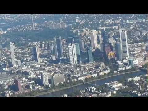 Landing at Frankfurt Airport with Boeing 767 - 300 Full HD