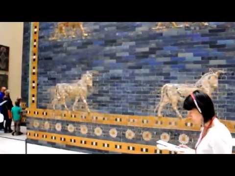 The Ishtar Gate of Babylon at the Pergamon Museum