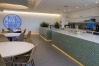 The kitchen area at the new Twitter offices at 2 Park Street,  Sydney 