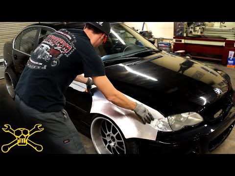 Handmade Aluminum Widebody BMW E46 | Inside Cutworm Specialties