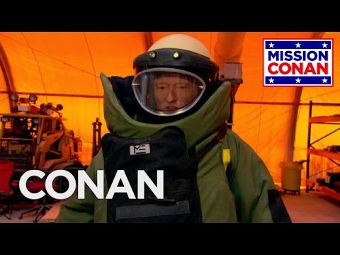 Conan Joins The Explosive Ordnance Disposal Division - CONAN on TBS