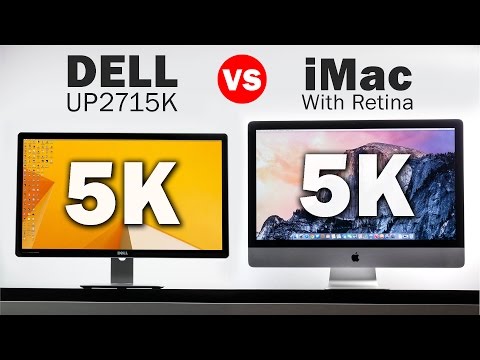 5k Dell Monitor Vs 5k iMac - The Highest Resolution Displays in the World!