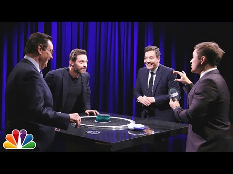 Catchphrase with Hugh Jackman and Taron Egerton