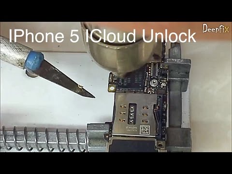 IPHONE 5 ICloud Unlock in Hardware