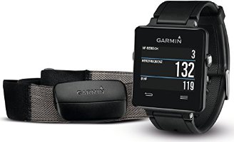 Garmin Vivoactive Sport GPS-Smartwatch mit Herzfrequenz-Brustgurt und 3 Wochen Batterielaufzeit