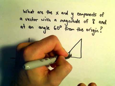 Finding the Components of a Vector, Ex 1