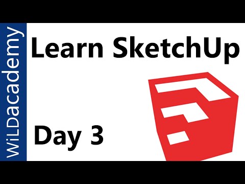 Sketchup Tutorial - 3 - Groups and Components