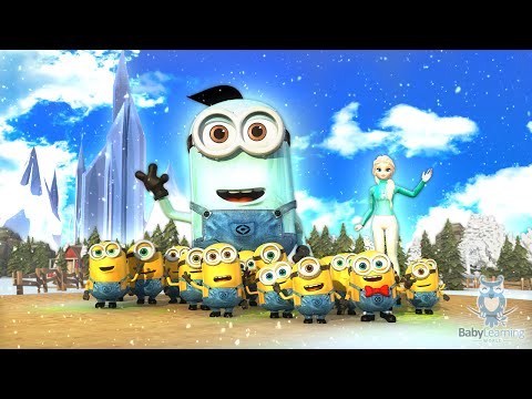 Elsa and the Minions Jazz Up The ABC Song | Learn the English Alphabet