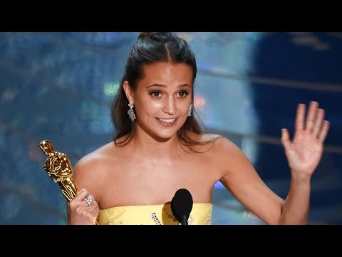 Alicia Vikander Wins Best Supporting Actress Oscars 2016