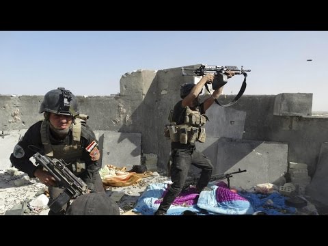 Iraq War 2015. Intense Heavy Urban Firefights in Battle for Baiji 1080p