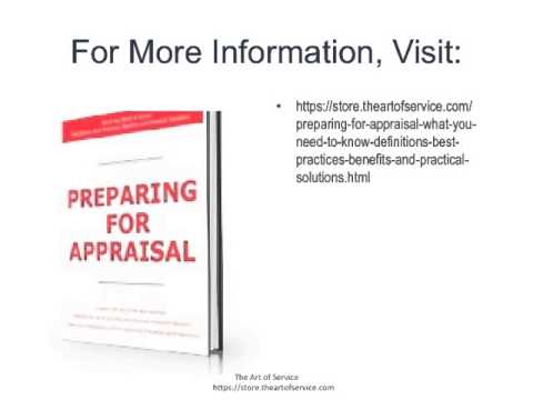 Preparing for Appraisal   What You Need to Know  Definitions  Best Practices  Benefits and Practical