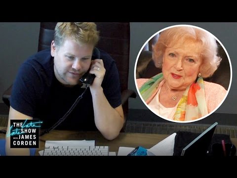 Betty White Prank Called James Corden