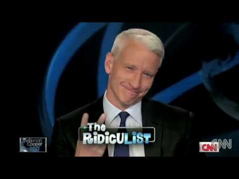 Anderson Cooper 360, Cooper Ridiculists Himself