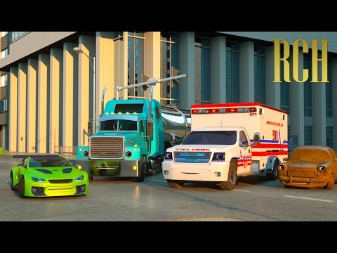 Florence the Ambulance and Ross the Race Car - Real City Heroes (RCH) | Videos for Children