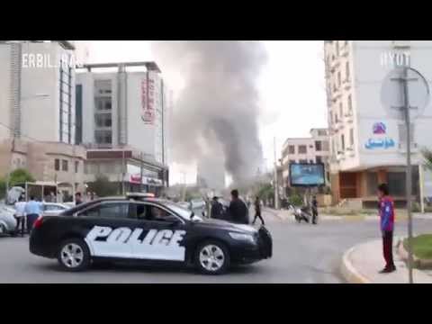 Car Bomb Explosion Caught on Tape in Erbil, Iraq