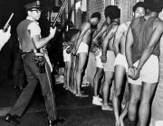 Black Panthers in Philadelphia being arrested