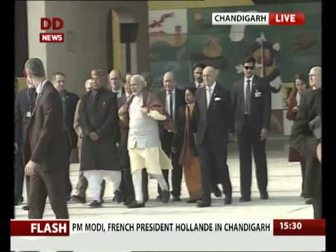 PM Modi and French President visit Capitol complex