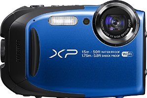 Fujifilm FinePix XP80 Waterproof Digital Camera with 2.7-Inch LCD (Blue)