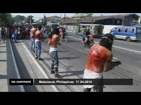 Self-flagellation during Holy week in Philippines - no comment