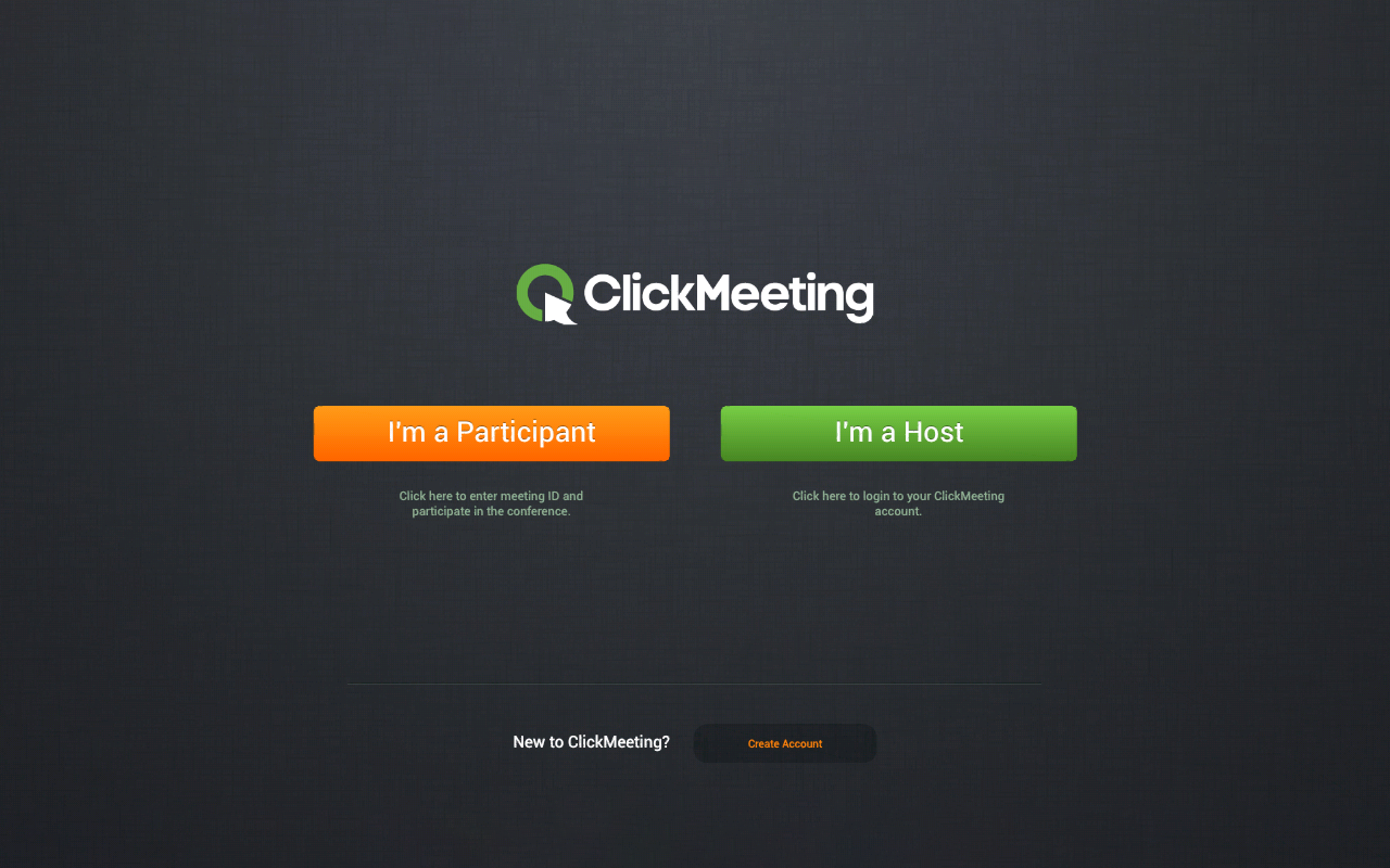    ClickMeeting Online Meetings- screenshot  