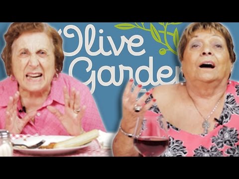 Italian Grandmas Try Olive Garden For The First Time